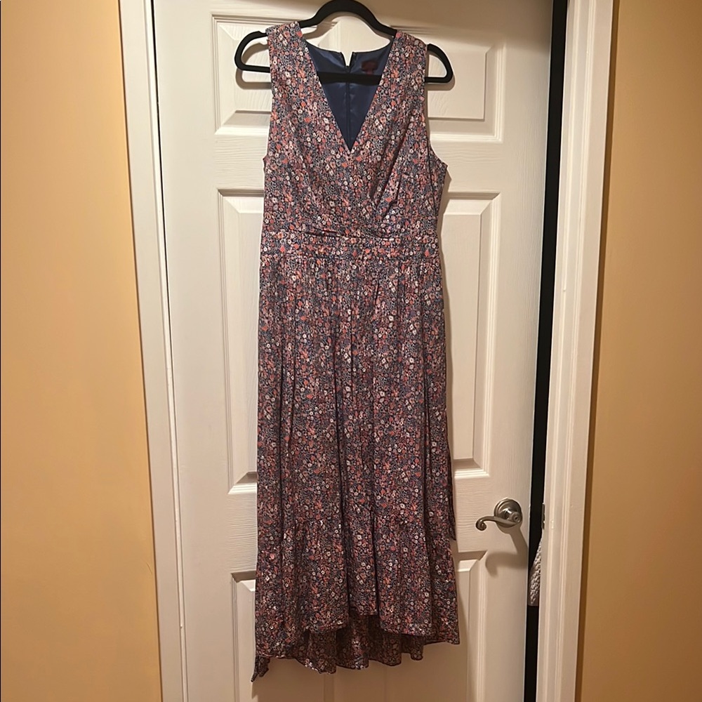 Jcrew liberty Floral Sleeveless lined Maxi Dress size 10